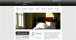 Desktop Screenshot of hotel-carlosvmalaga.com